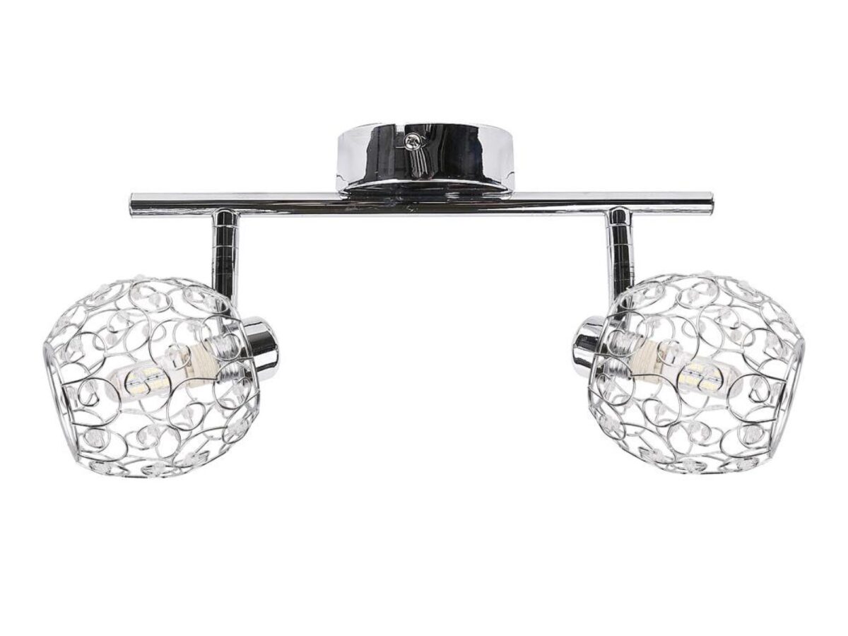 Listwa sufitowa Torotio 2-punktowa G9 36 cm chrom