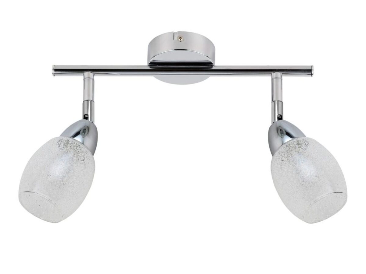 Listwa sufitowa LED Ulomela 2-punktowa 40 cm chrom
