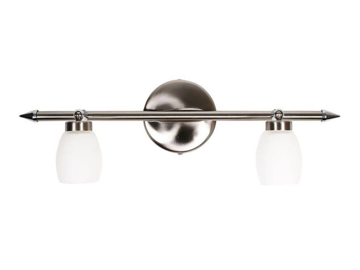 Listwa sufitowa 2-punktowa G9 Venomio 41 cm matowy nikiel