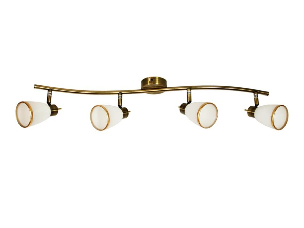 Listwa sufitowa Viritena 4-punktowa 81 cm – patyna