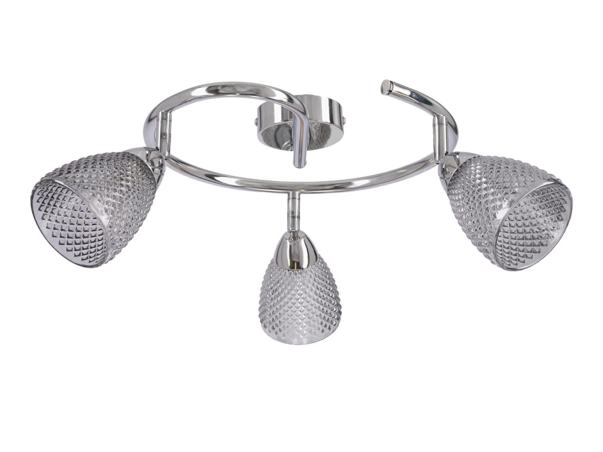 Listwa sufitowa Zenoria 3-punktowa 52 cm chrom