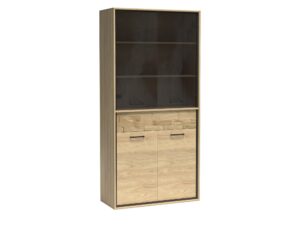 Miniaturka 5 - Witryna Lorenza z deską dębową na froncie – bez LED