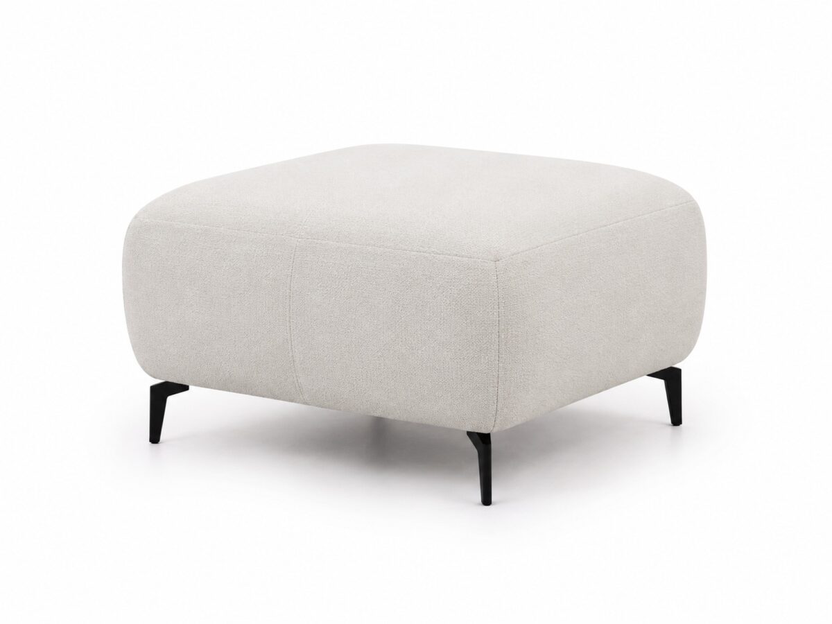 Pufa kwadratowa na cienkich nóżkach Lorvanto 77 cm