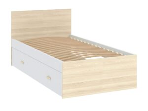 Miniaturka 2 - Łóżko Gavero 96 cm biały i akacja