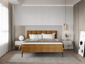 Miniaturka 2 - Łóżko kontynentalne Adelviano 140–180 × 200 cm w aranżacji wnętrza 2
