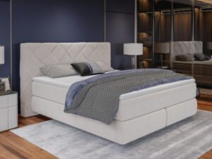 Miniaturka 2 - Łóżko kontynentalne z materacem kieszeniowym Trezzaro 140–180x200 cm w aranżacji wnętrza 2