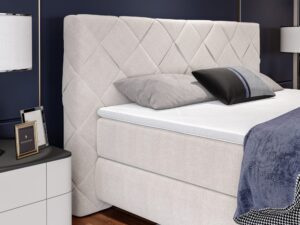 Miniaturka 3 - Łóżko kontynentalne z materacem kieszeniowym Trezzaro 140–180x200 cm w aranżacji wnętrza 3