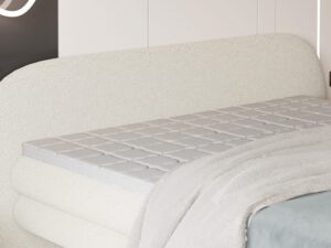 Miniaturka 6 - Łóżko kontynentalne z materacem Ovello 140–180x200 cm w aranżacji wnętrza 7