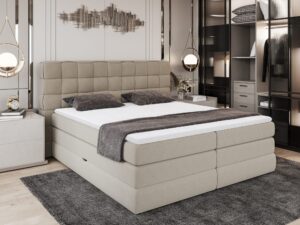 Miniaturka 2 - Łóżko kontynentalne z pojemnikiem Gustavio 140–180x200 cm w aranżacji wnętrza 2