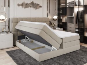 Miniaturka 3 - Łóżko kontynentalne z pojemnikiem Gustavio 140–180x200 cm w aranżacji wnętrza 3