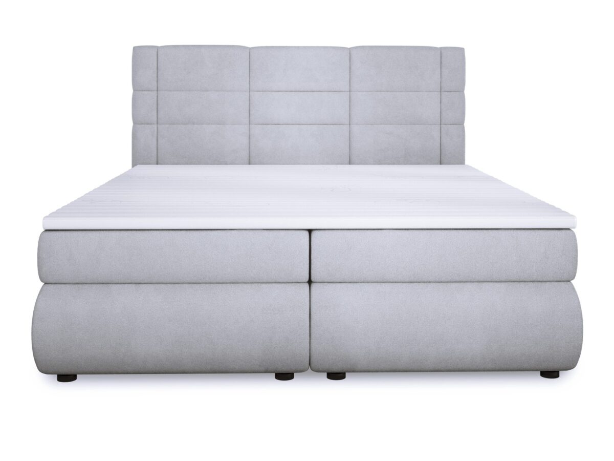 Łóżko kontynentalne z pojemnikiem Largavio 140–180×200 cm