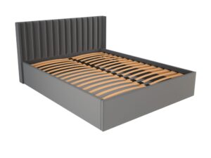 Miniaturka 14 - Łóżko tapicerowane Glamvero 140–200 × 200 cm szare