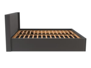 Miniaturka 4 - Łóżko tapicerowane Glamvero 140–200 × 200 cm szare – zdjęcie 5