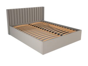 Miniaturka 5 - Łóżko tapicerowane Glamvero 140–200 × 200 cm szare – zdjęcie 6