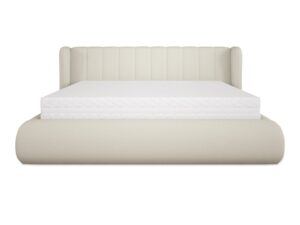 Miniaturka 6 - Łóżko tapicerowane z metalowym stelażem Fioravia 140–180x200 cm