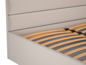 Miniaturka 6 - Łóżko tapicerowane z pojemnikiem Senviero 140–200 × 200 cm w aranżacji wnętrza 6