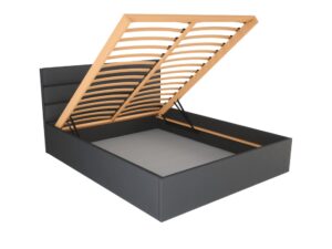 Miniaturka 1 - Łóżko tapicerowane z pojemnikiem Senviero 140–200 × 200 cm – zdjęcie 2
