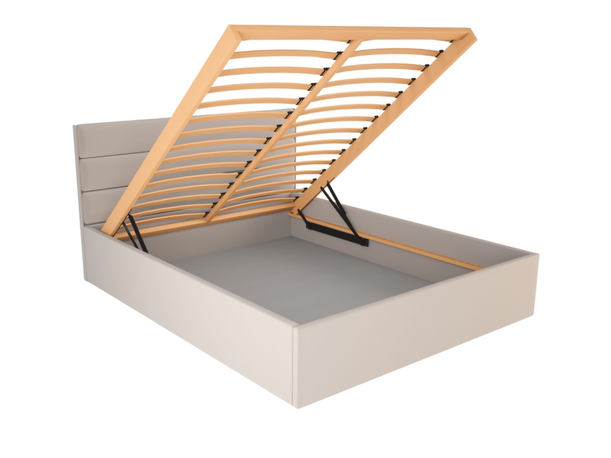 Łóżko tapicerowane z pojemnikiem Senviero 140–200 × 200 cm – zdjęcie 6