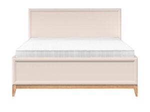 Miniaturka 3 - Łóżko Velvara 160×200 – front łóżka i frezowany zagłówek