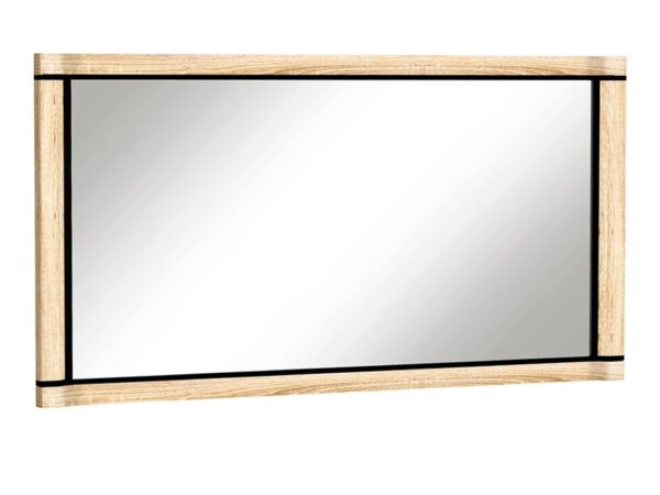 Lustro Kalmeo 115 cm dąb sonoma – rama i tafla pod kątem