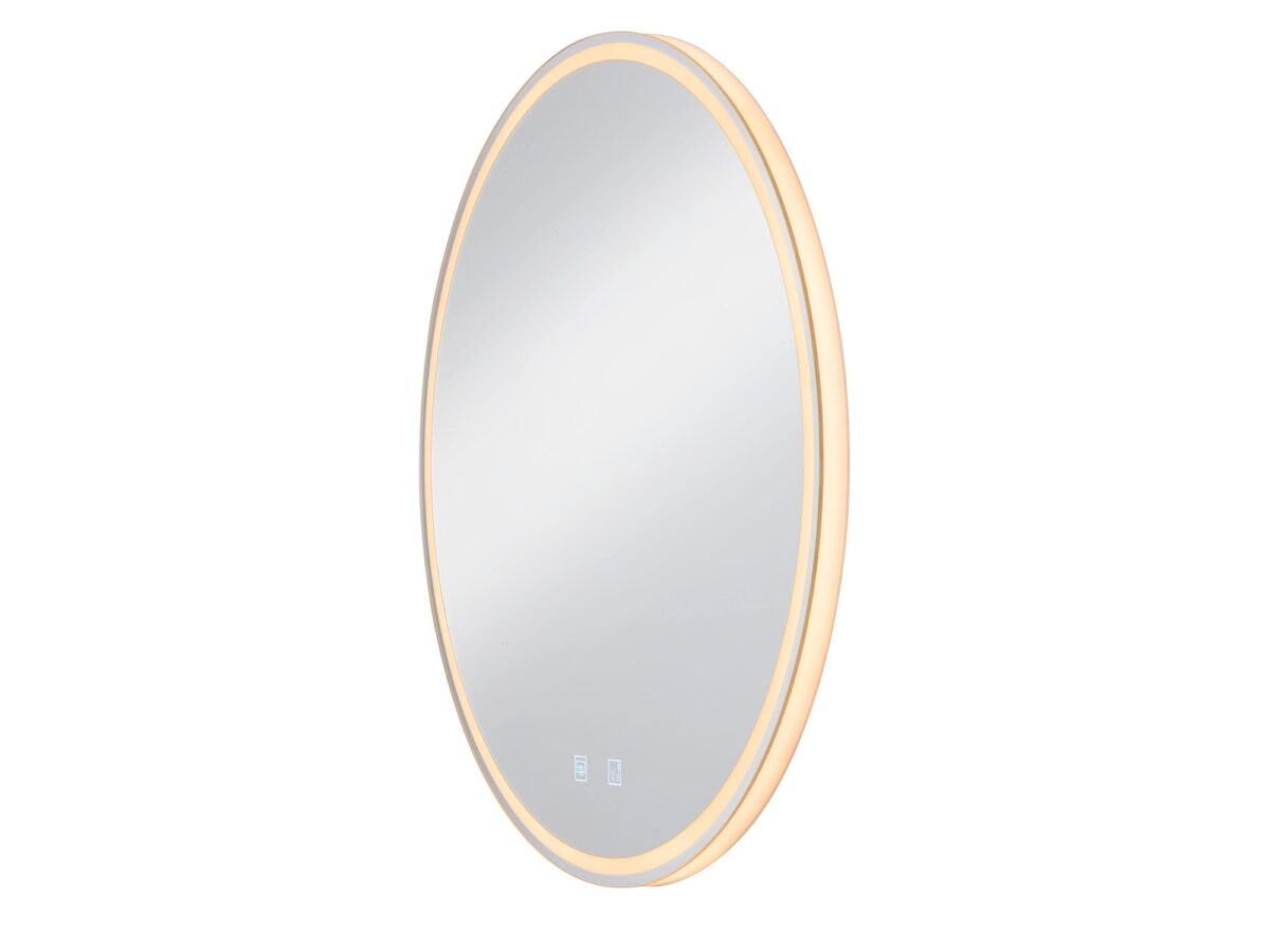 Lustro łazienkowe Trukko WL LED Ø 60 cm srebrne IP44
