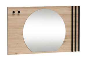 Miniaturka 4 - Lustro ścienne Sorenta 100 cm dąb Artisan z lamelami i haczykami – front