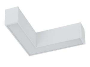 Miniaturka 1 - Łącznik kątowy LED Luxe Pro CCT biały na białym tle
