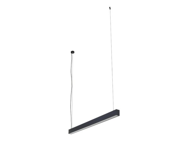 Lampa wisząca Luxe Pro LED CCT czarna 120 cm, widok konstrukcji