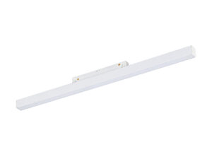 Miniaturka 1 - Biały moduł liniowy Magnetic Easy Line LED 24 W na białym tle
