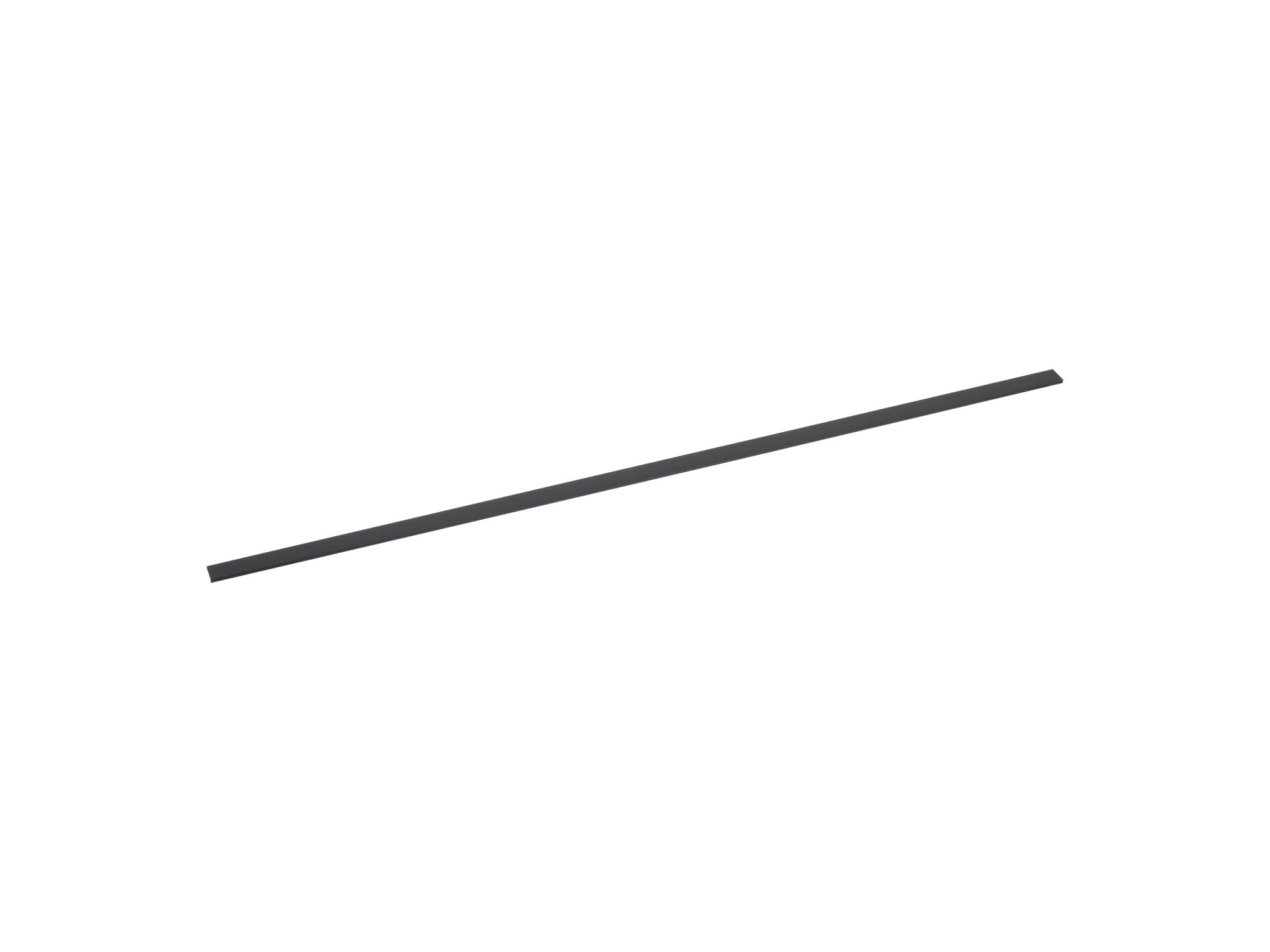 Maskownica Magnetic Easy czarna do szynoprzewodu, widok pod kątem na białym tle