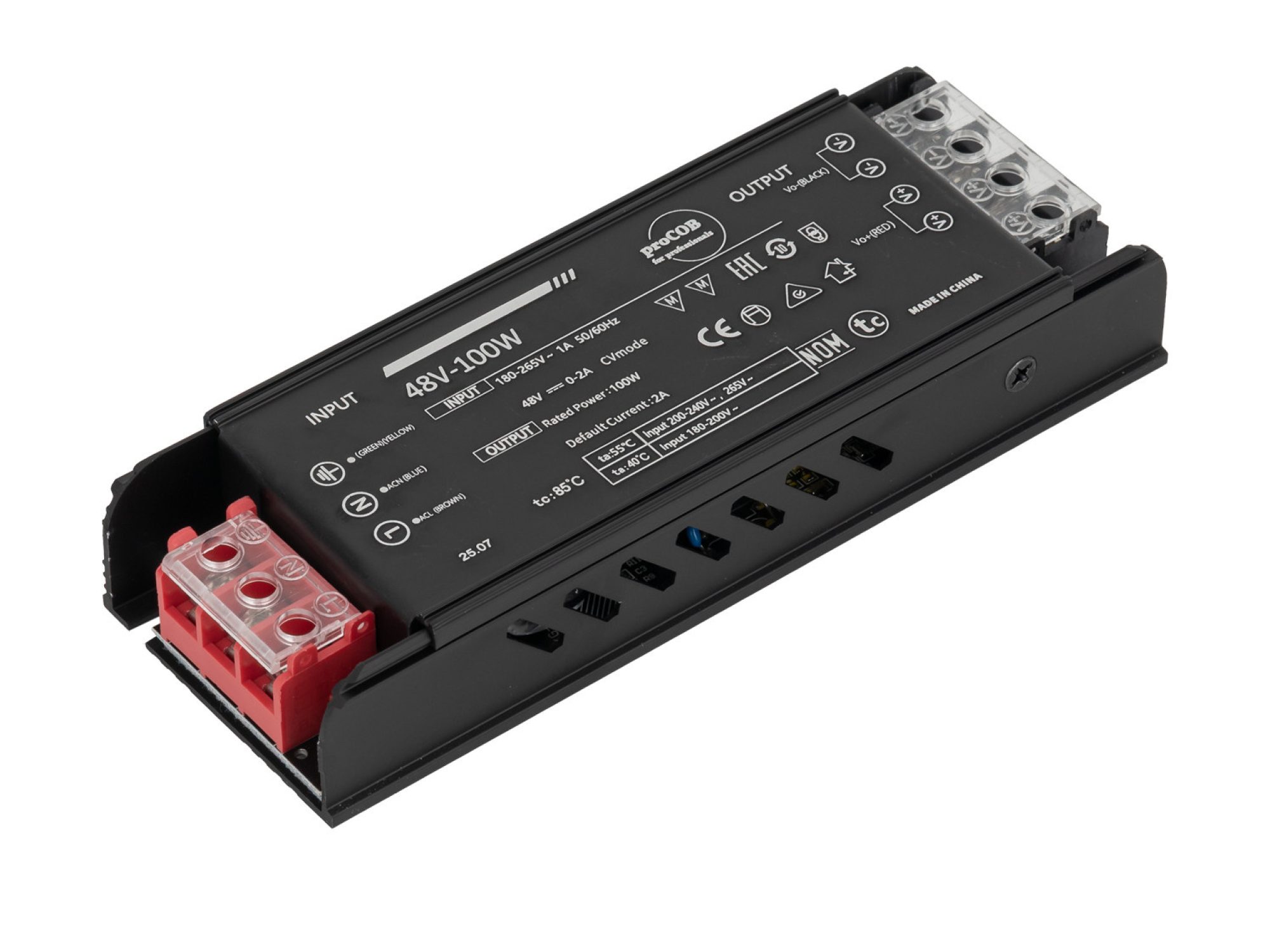 Zasilacz Magnetic Easy 48 V 100 W – widok urządzenia na białym tle