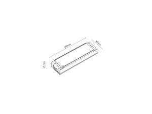 Miniaturka 2 - Zasilacz Magnetic Easy 48 V 200 W – rysunek techniczny producenta