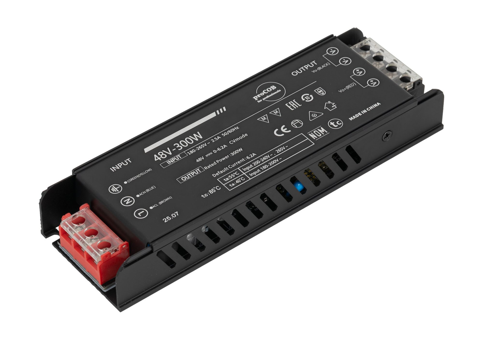 Zasilacz Magnetic Easy 48 V 300 W – widok urządzenia na białym tle