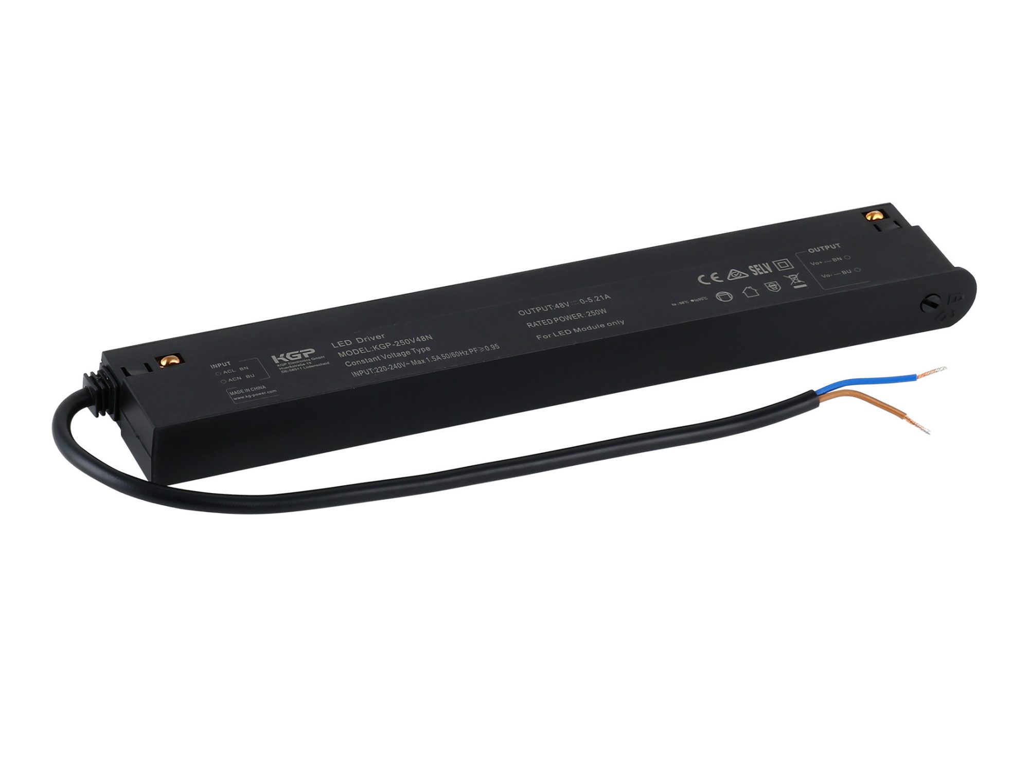 Czarny zasilacz do szyny Magnetic Easy 200 W – zdjęcie produktu