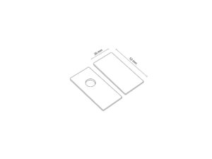 Miniaturka 2 - Zaślepka do szynoprzewodu Magnetic Easy czarna – rysunek techniczny