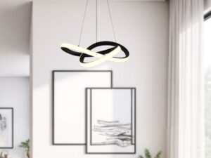 Miniaturka 1 - Wisząca lampa Maranio LED w aranżacji wnętrza