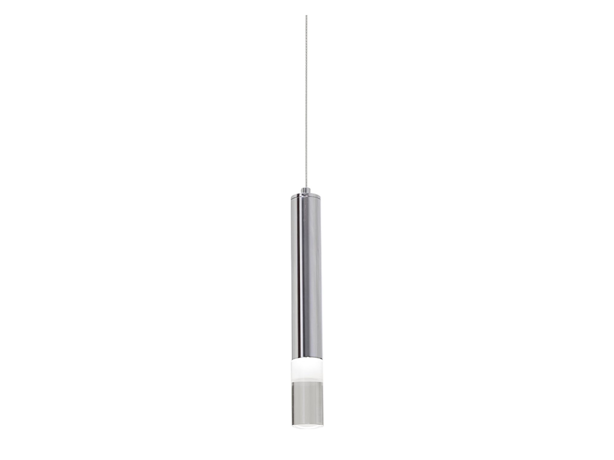Lampa wisząca Maromira chromowana, ujęcie 1