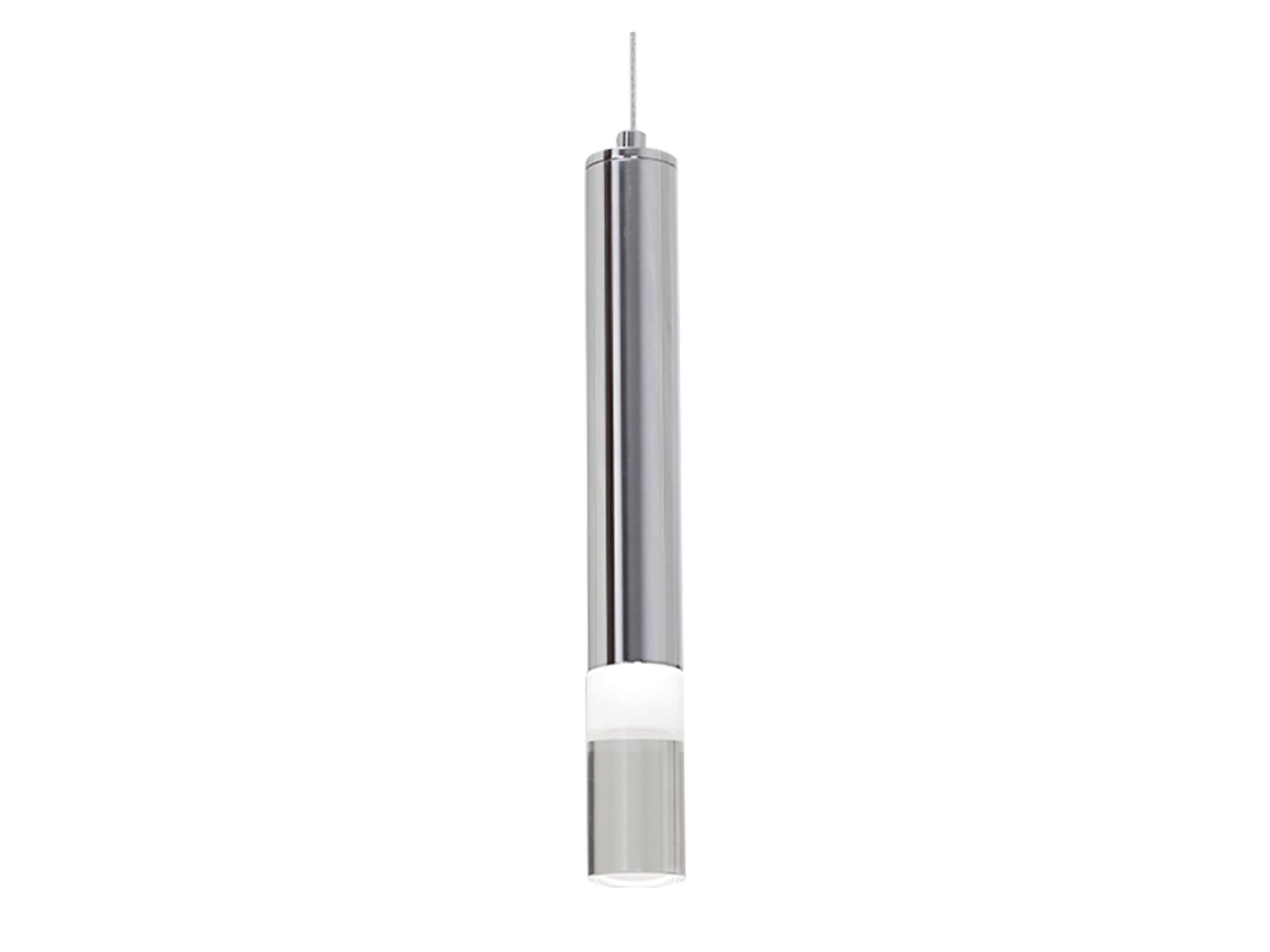Lampa wisząca Maromira chromowana, ujęcie 2