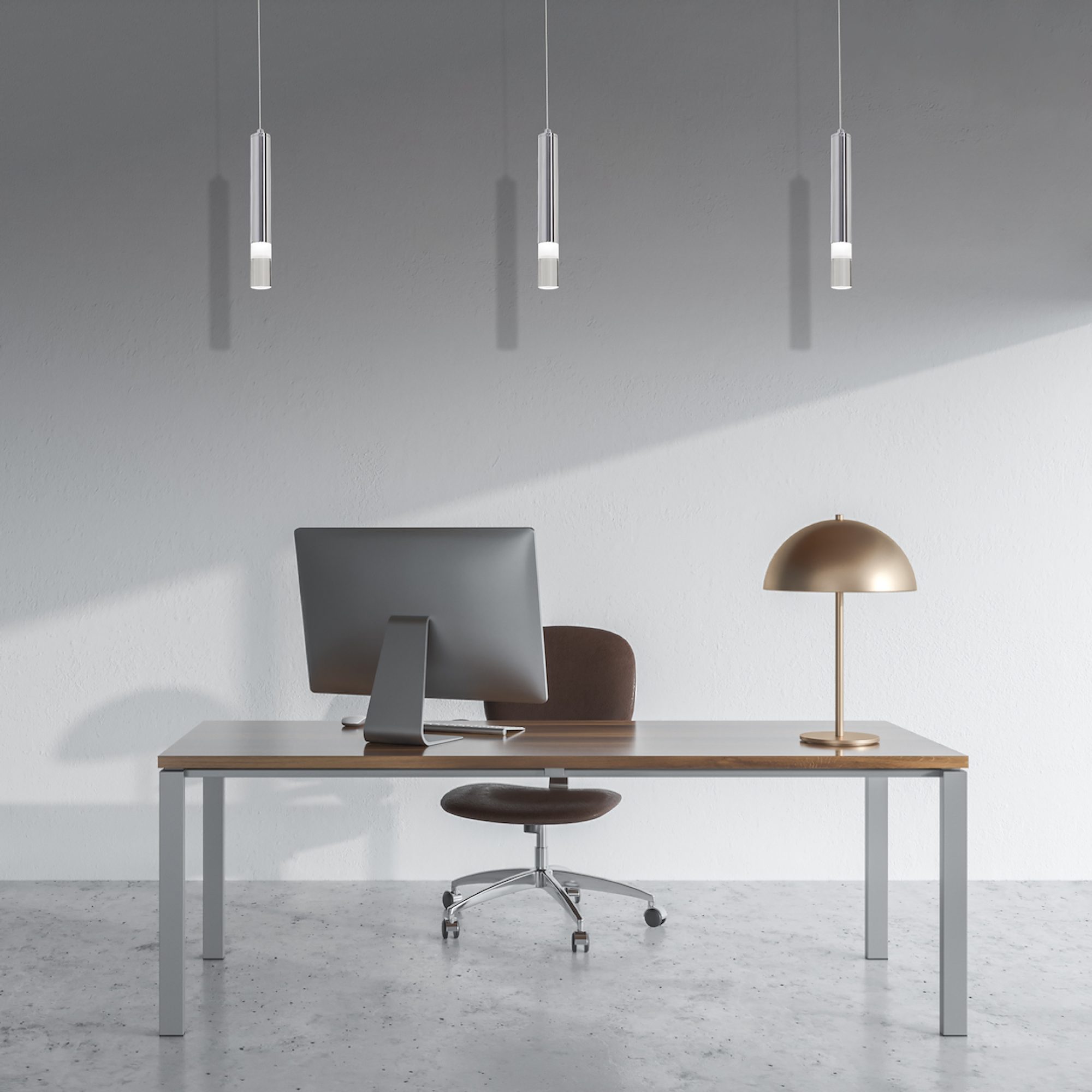 Lampa wisząca Maromira chromowana, ujęcie 4