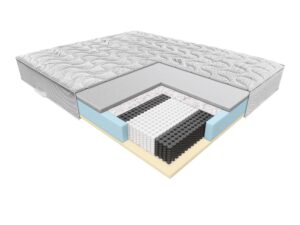 Miniaturka 1 - Materac Multipocket SAXO – całość w jasnym pokrowcu Silver Care