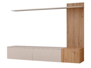 Miniaturka 4 - Szafka z drewnianą kolumną i ławką