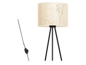 Miniaturka 20 - Lampa podłogowa Elaria beżowy marmur – packshot