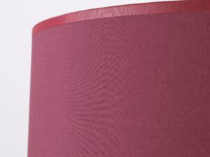 Miniaturka 12 - Minimalistyczna lampa podłogowa Elaria 135 cm burgundowy – faktura abażuru