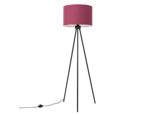 Miniaturka 7 - Minimalistyczna lampa podłogowa Elaria 135 cm burgundowy na białym tle