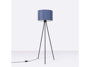 Miniaturka 15 - Minimalistyczna lampa podłogowa Elaria 135 cm granatowy we wnętrzu