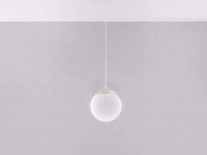 Miniaturka 61 - Minimalistyczna lampa wisząca 20 cm beżowy na jasnym tle