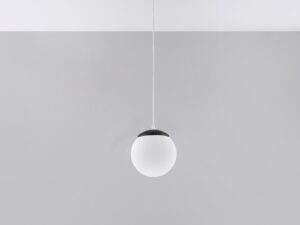 Miniaturka 56 - Minimalistyczna lampa wisząca 20 cm czarny na jasnym tle