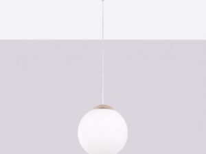 Miniaturka 27 - Minimalistyczna lampa wisząca 30 cm dla nowoczesnych wnętrz taupe we wnętrzu