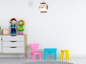 Miniaturka 5 - Lampa dziecięca Mironio sowa – dodatkowe ujęcie 4