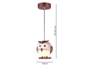 Miniaturka 7 - Lampa dziecięca Mironio sowa – dodatkowe ujęcie 7